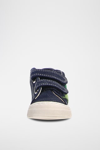 Baskets en cuir - Bleu