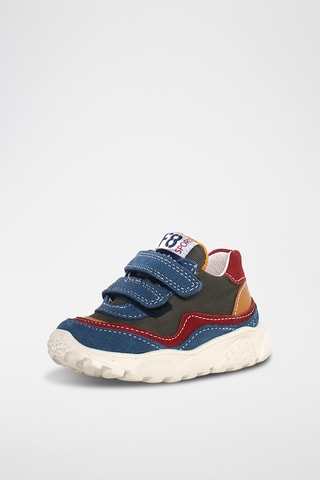 Baskets en nubuck - Bleu