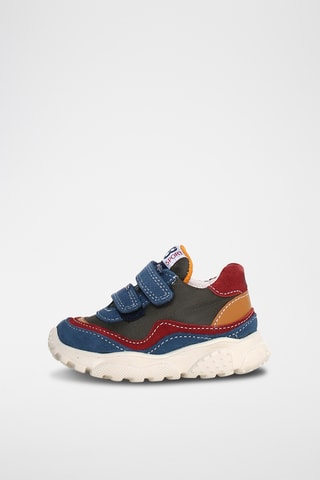 Baskets en nubuck - Bleu