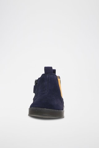 Bottines en nubuck Tarbell - Bleu marine