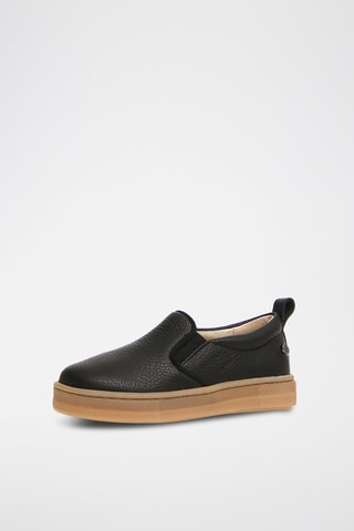 Slip-on en cuir de veau Prato - Noir