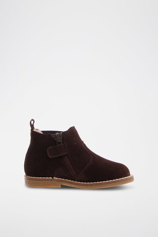 Bottines en nubuck Arthur - Marron