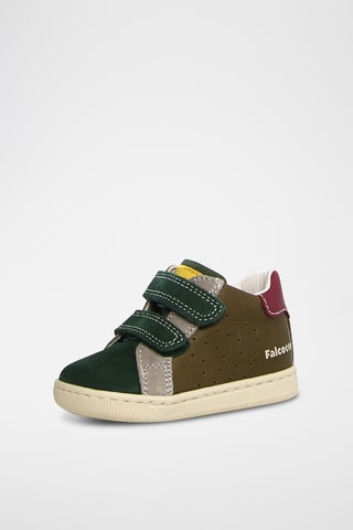 Baskets en cuir - Kaki