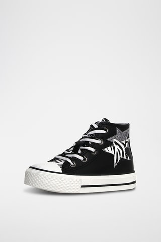 Bottines en cuir - Noir