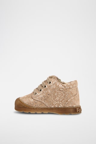 Bottines en nubuck - Beige