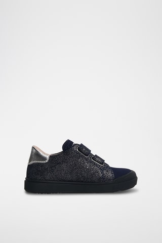 Baskets en nubuck - Bleu