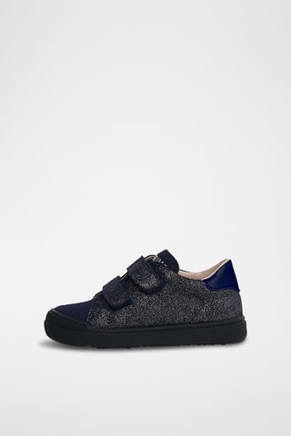 Baskets en nubuck - Bleu
