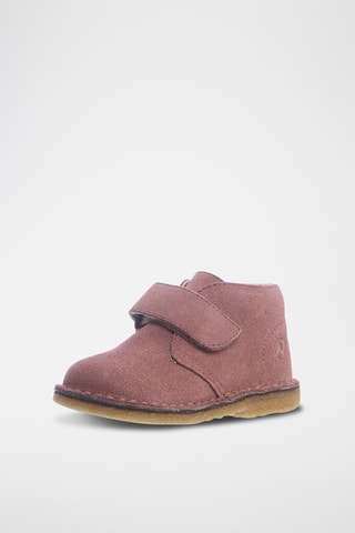 Bottines en nubuck - Rose