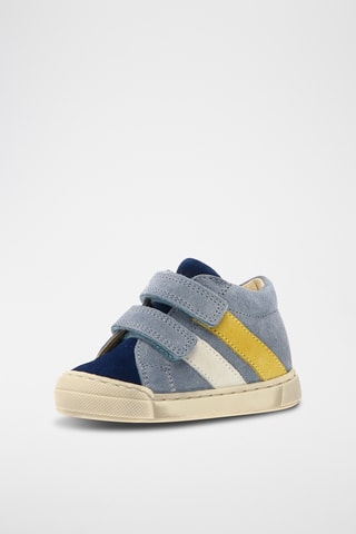 Bottines en nubuck - Bleu