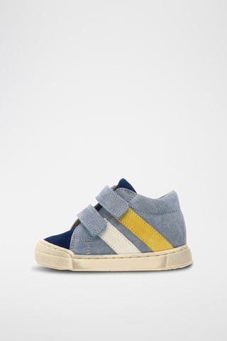 Bottines en nubuck - Bleu