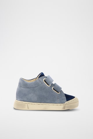 Bottines en nubuck - Bleu