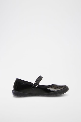 Babies en cuir verni - Noir