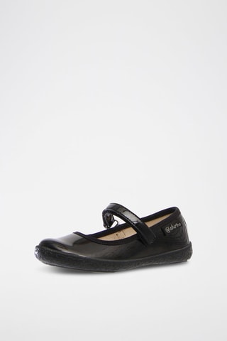 Babies en cuir verni - Noir