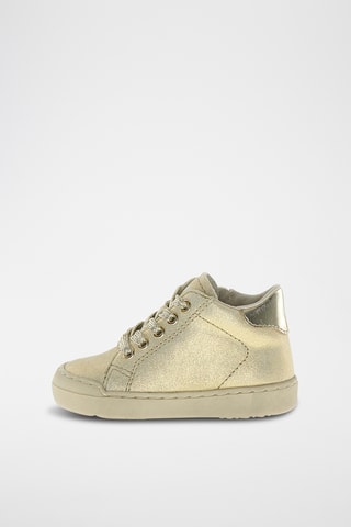Bottines en nubuck - Doré