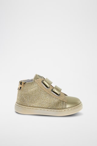 Bottines en cuir - Argenté
