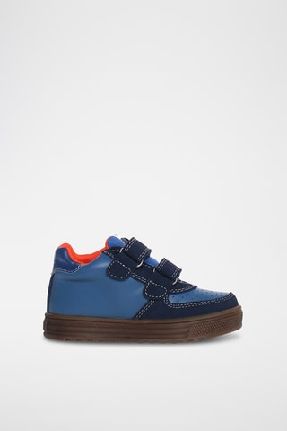 Bottines en nubuck - Bleu