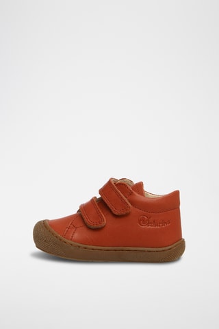 Bottines en cuir - Rouge