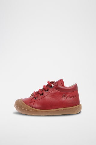 Bottines en cuir - Rouge