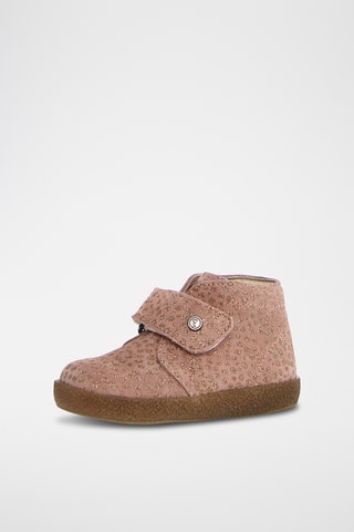 Bottines en nubuck - Rose