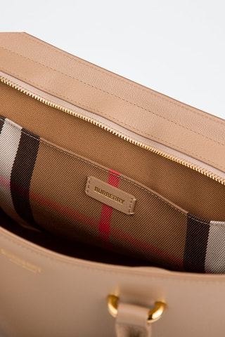 Sac à main en cuir Medium Banwell Mx Gbh - Noir, beige et rouge
