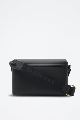 Sac bandoulière en cuir Holly - Noir