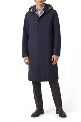 Parka à capuche Barnbury - Bleu
