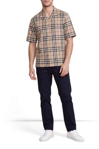 Chemise Elio Chk - Marron