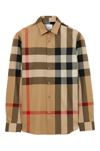 Chemise Claverdon Ls Chk Exc e - Marron