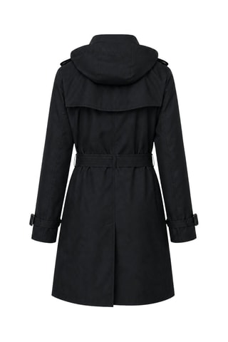 Trench à capuche Telford - Noir