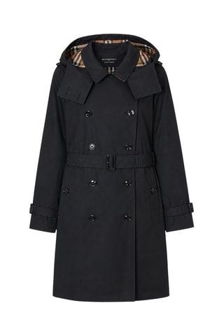 Trench à capuche Telford - Noir