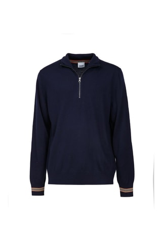 Pull en laine mérinos Itter - Bleu