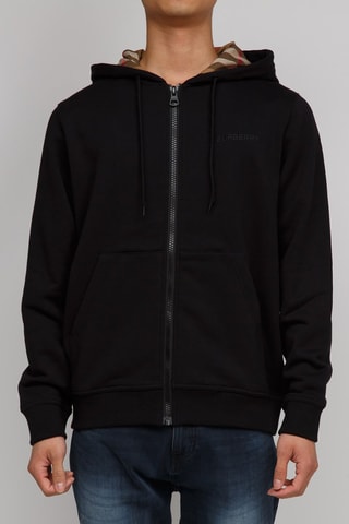 Sweat à capuche Hove Emb - Noir