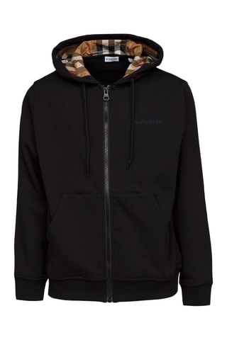 Sweat à capuche Hove Emb - Noir