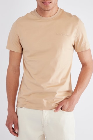 T-shirt Jenson Emb - Marron