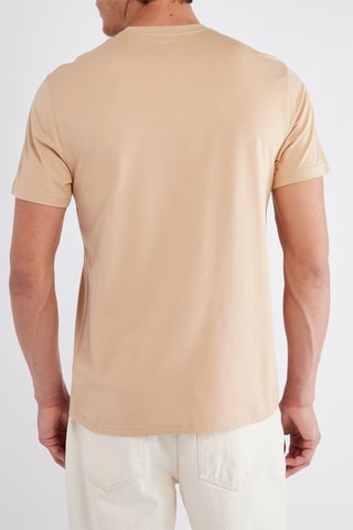 T-shirt Jenson Emb - Marron