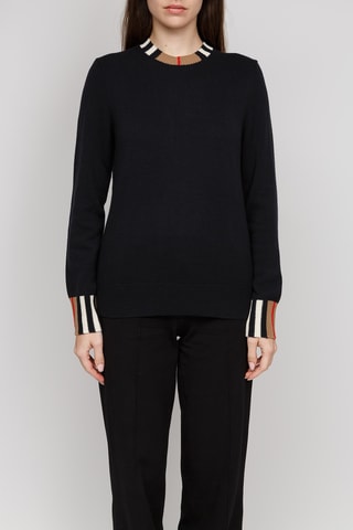 Pull en laine et cachemire Eyre - Noir