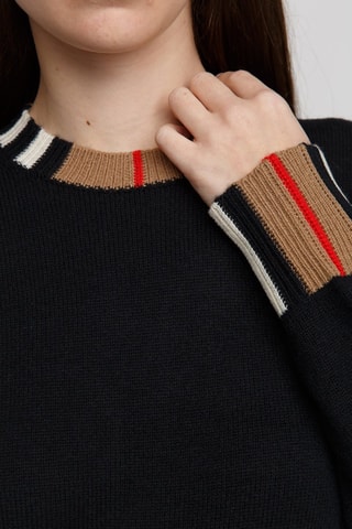 Pull en laine et cachemire Eyre - Noir