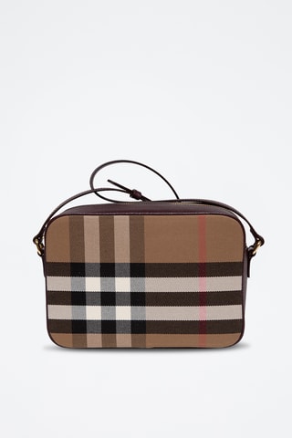 Sac bandoulière en cuir Ladies Line - Beige