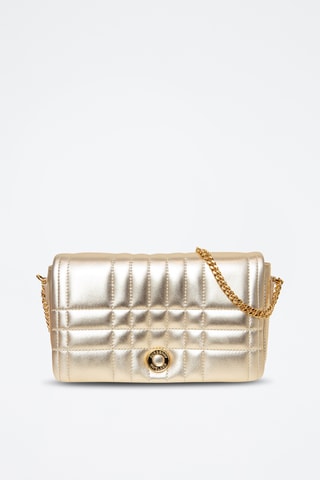 Sac bandoulière en cuir Small - Doré