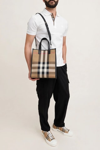 Cabas Check - Marron