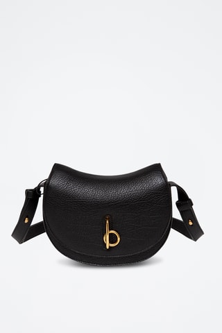 Sac bandoulière en cuir Burberry - Noir