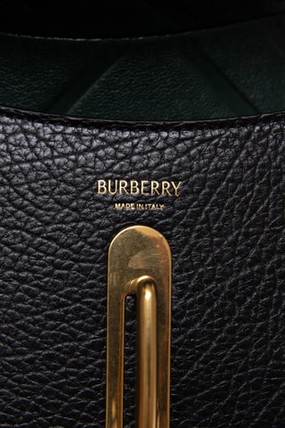 Sac bandoulière en cuir Burberry - Noir