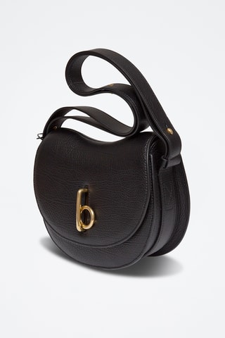 Sac bandoulière en cuir Small - Noir