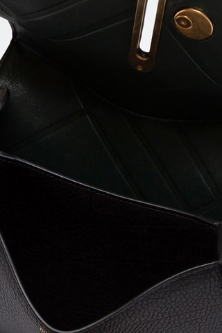 Sac bandoulière en cuir Small - Noir