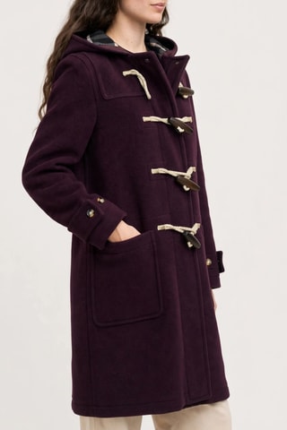 Manteau en laine vierge Belfield - Rouge