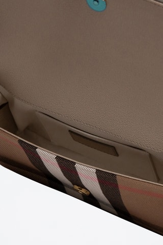 Sac bandoulière en cuir - Gris