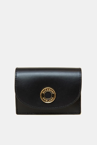 Porte-cartes en cuir Amber - Noir