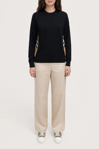Pull en laine mérinos Lucia - Noir