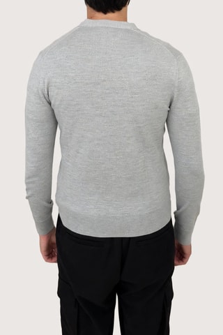 Gilet en laine mérinos Cashmere - Gris