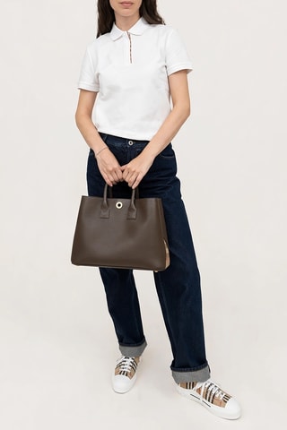 Cabas en cuir Bermondsey - Marron